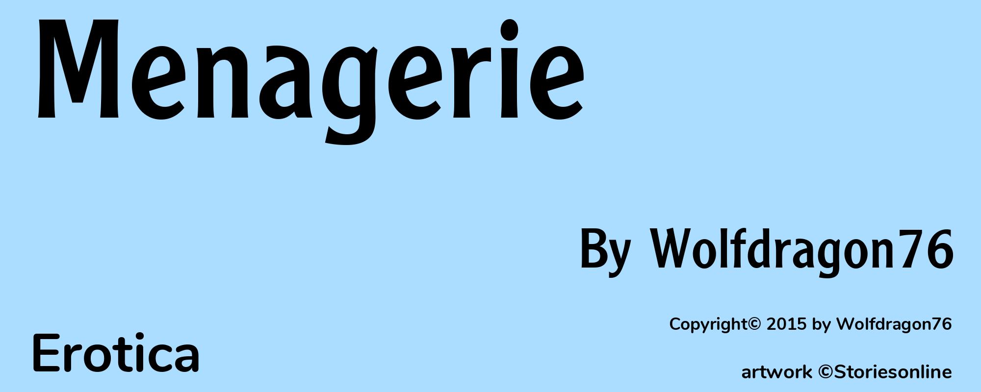 Menagerie - Cover
