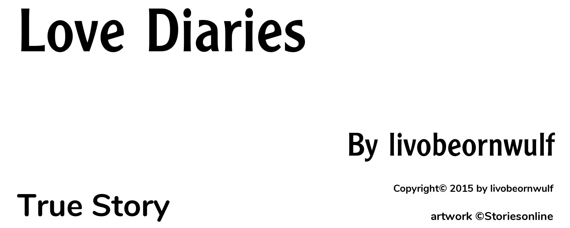 Love Diaries - Cover