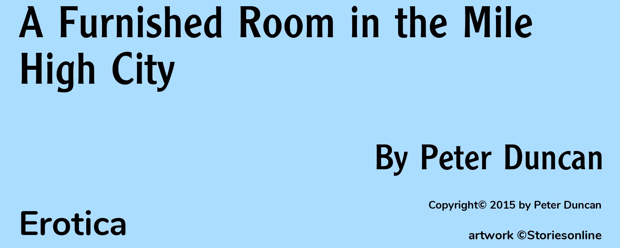 A Furnished Room - Cover