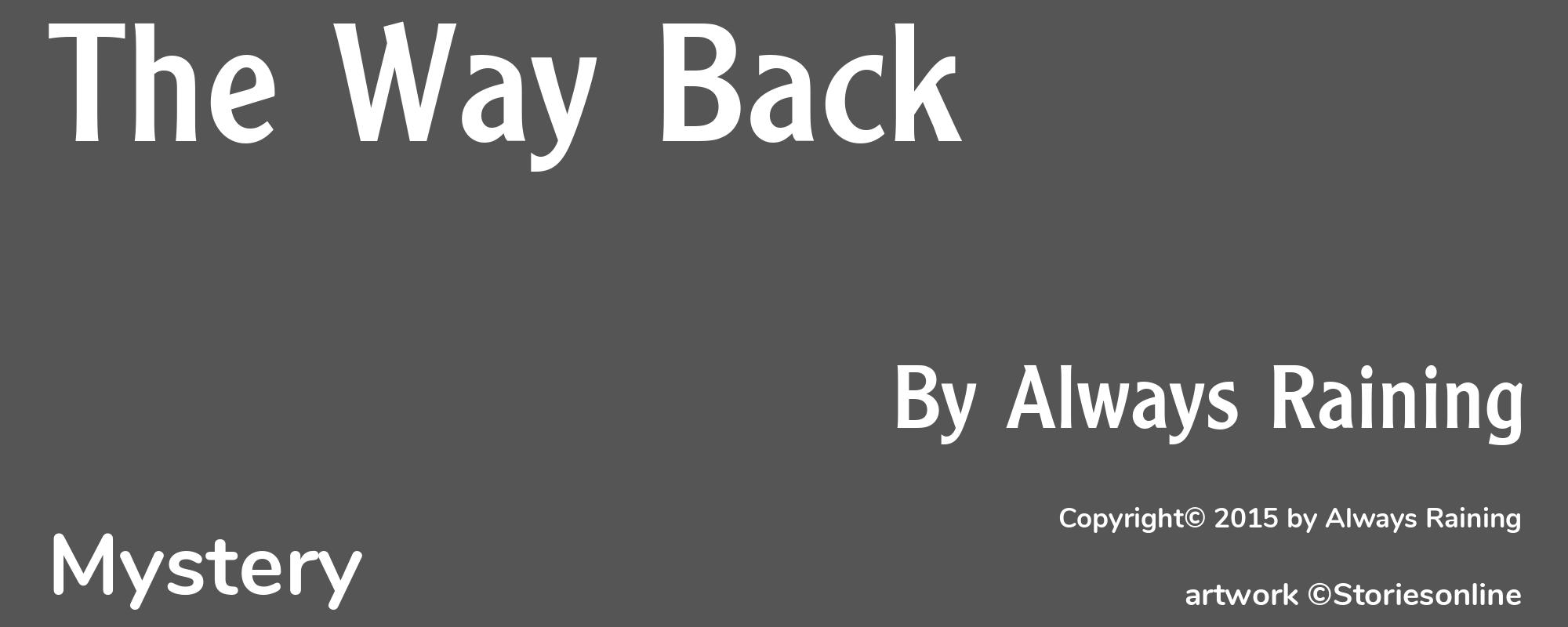 The Way Back - Cover