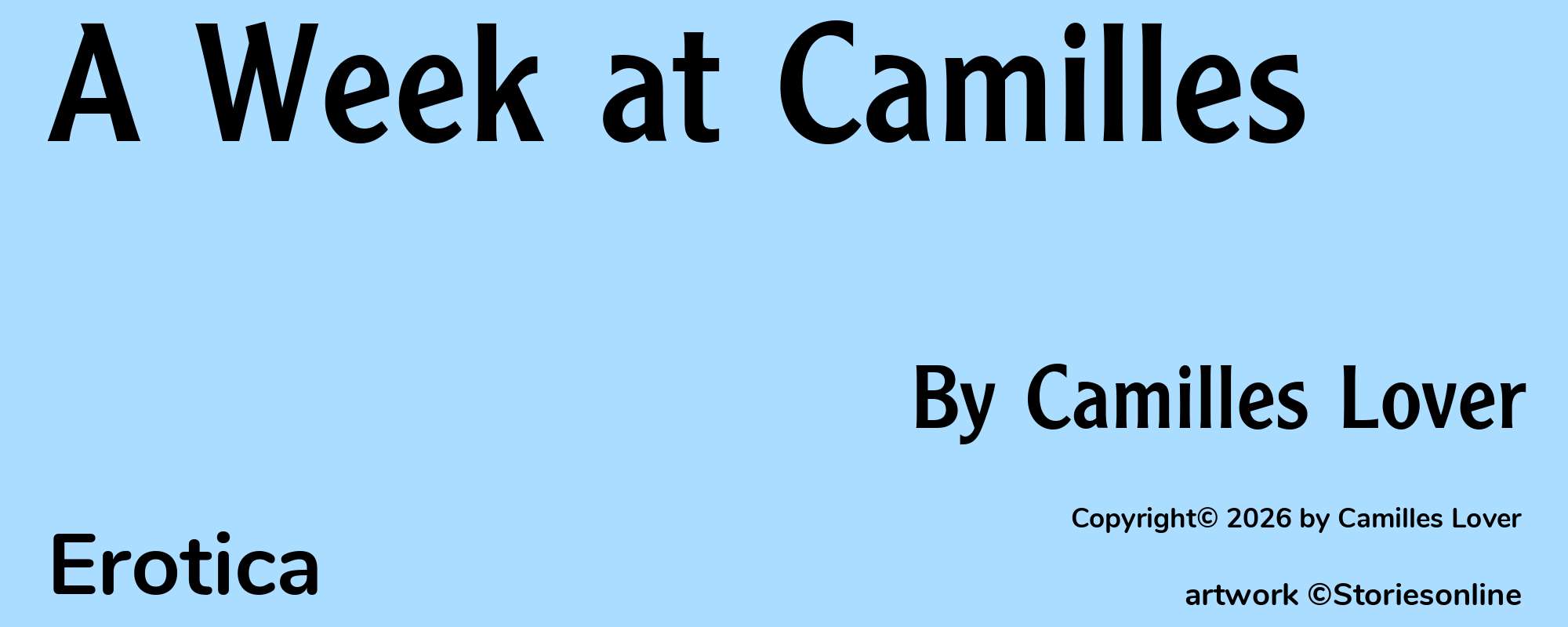 A Week at Camilles - Cover