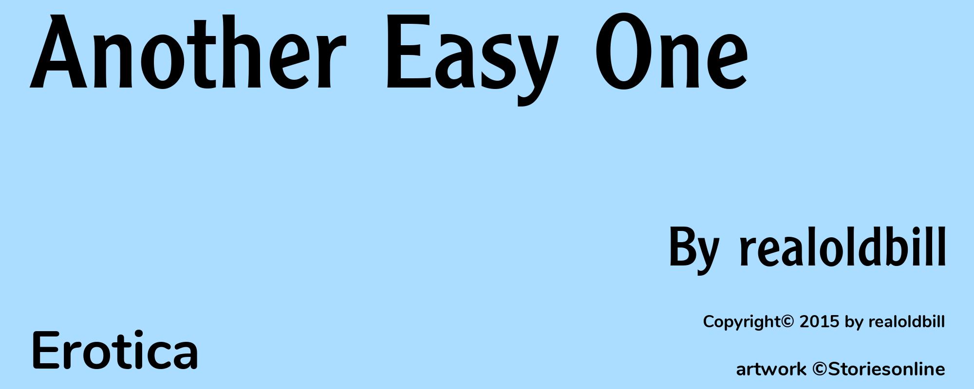 Another Easy One - Cover