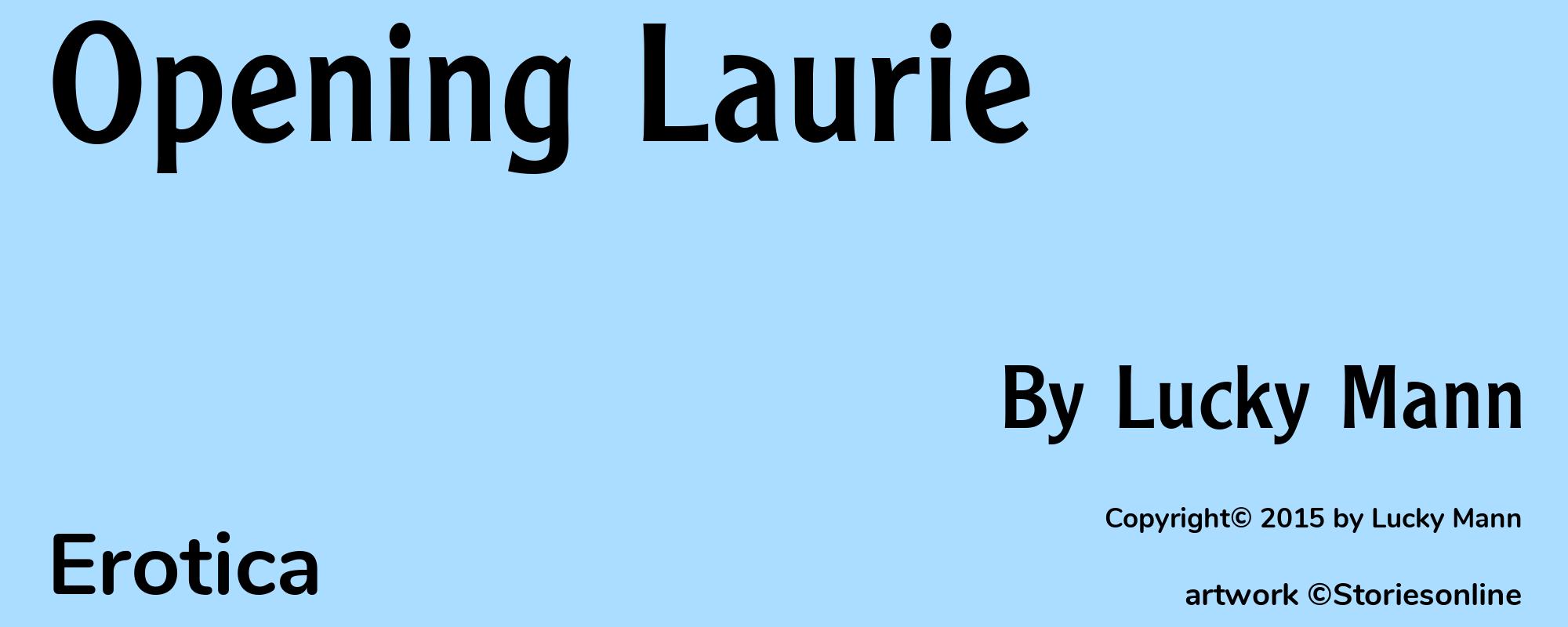 Opening Laurie - Cover