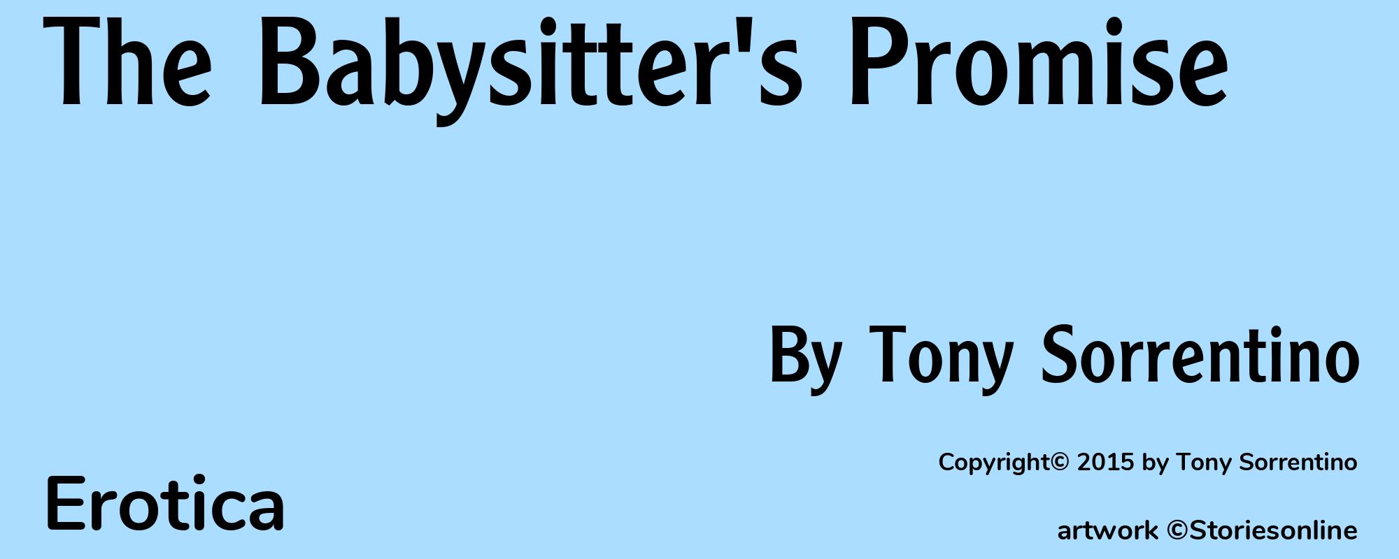 The Babysitter's Promise - Cover