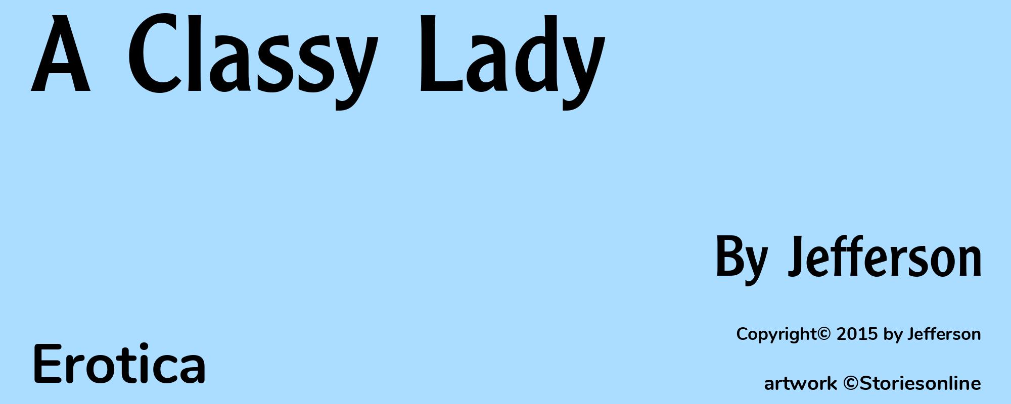 A Classy Lady - Cover