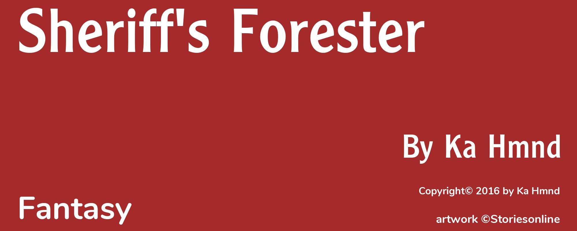 Sheriff's Forester - Cover