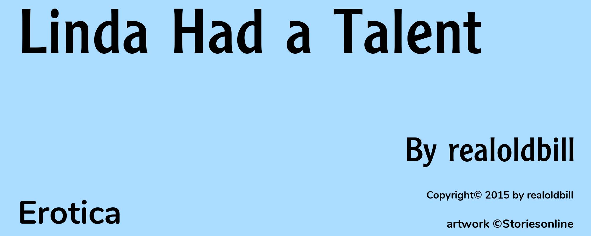 Linda Had a Talent - Cover