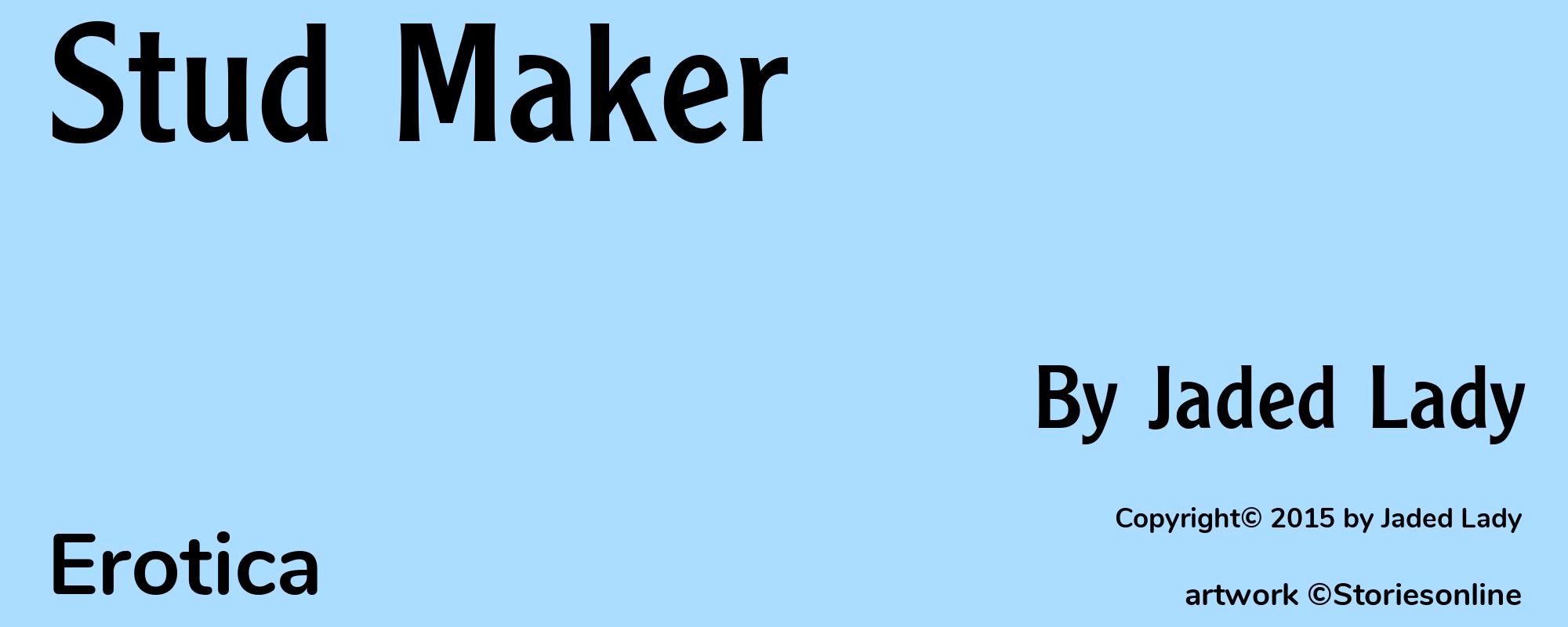 Stud Maker - Cover