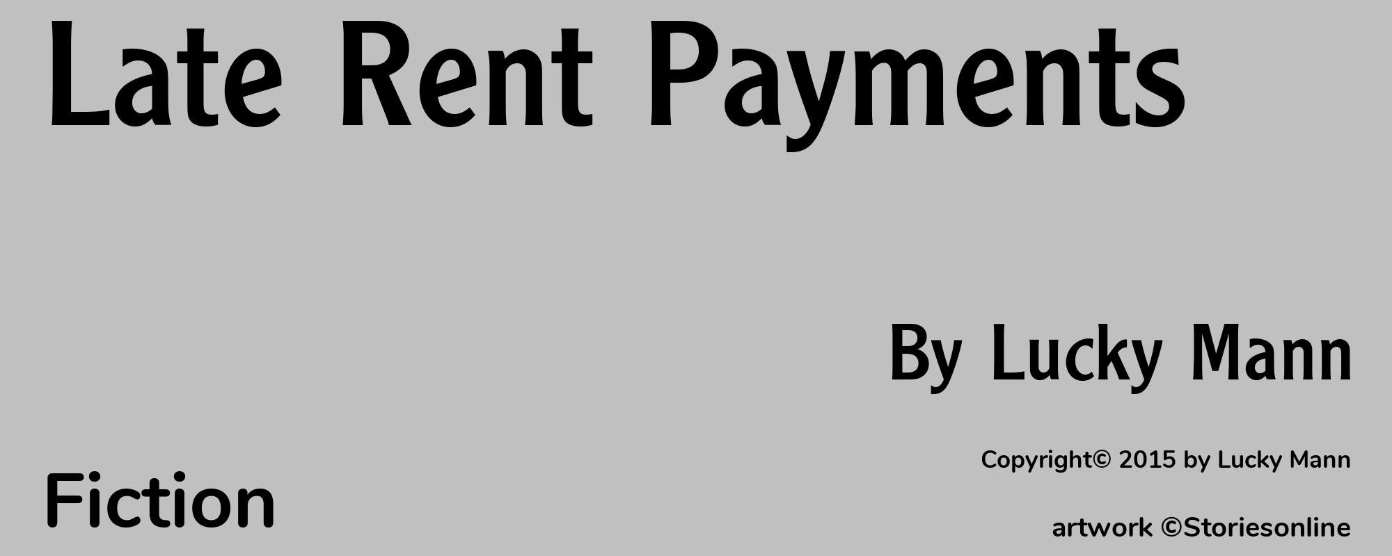 Late Rent Payments - Cover