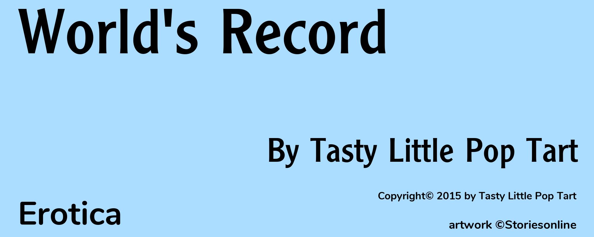 World's Record - Cover