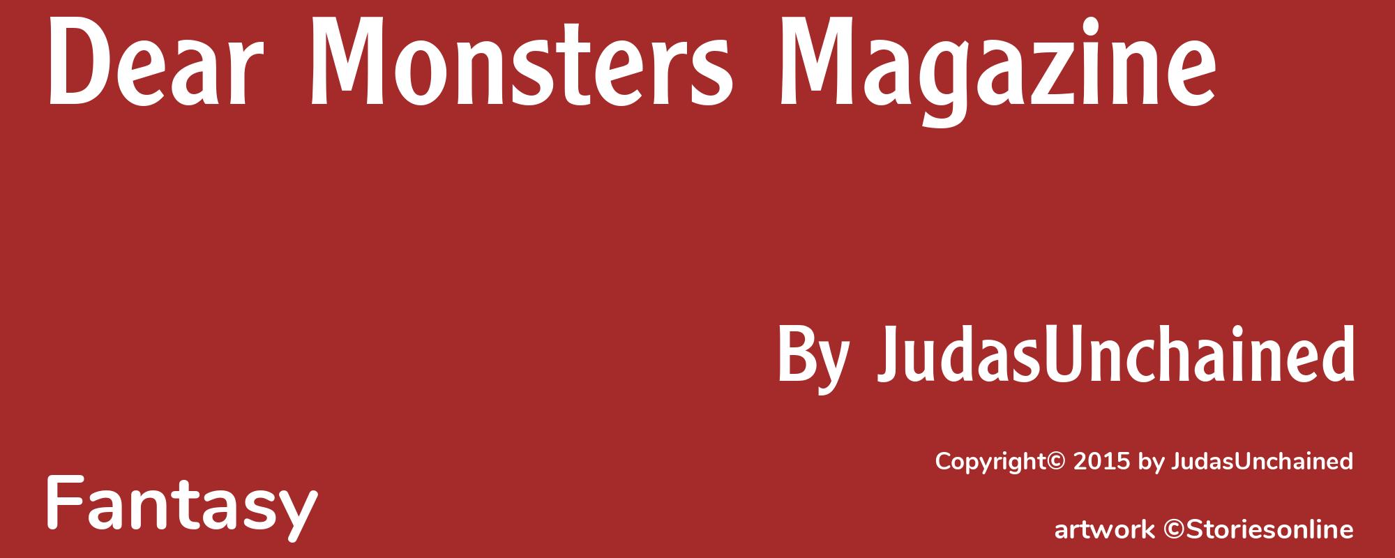 Dear Monsters Magazine - Cover