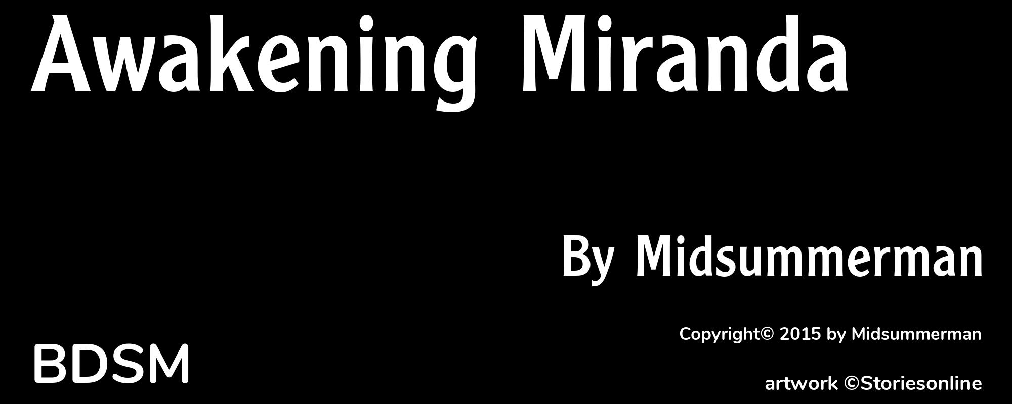 Awakening Miranda - Cover