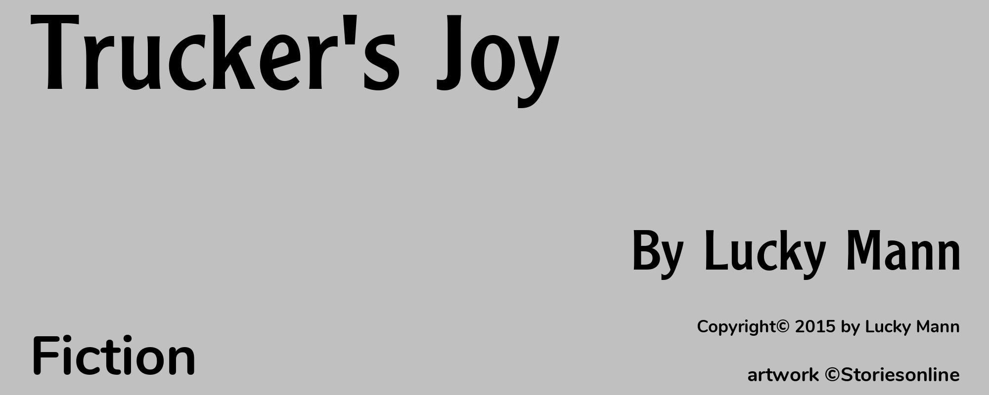 Trucker's Joy - Cover