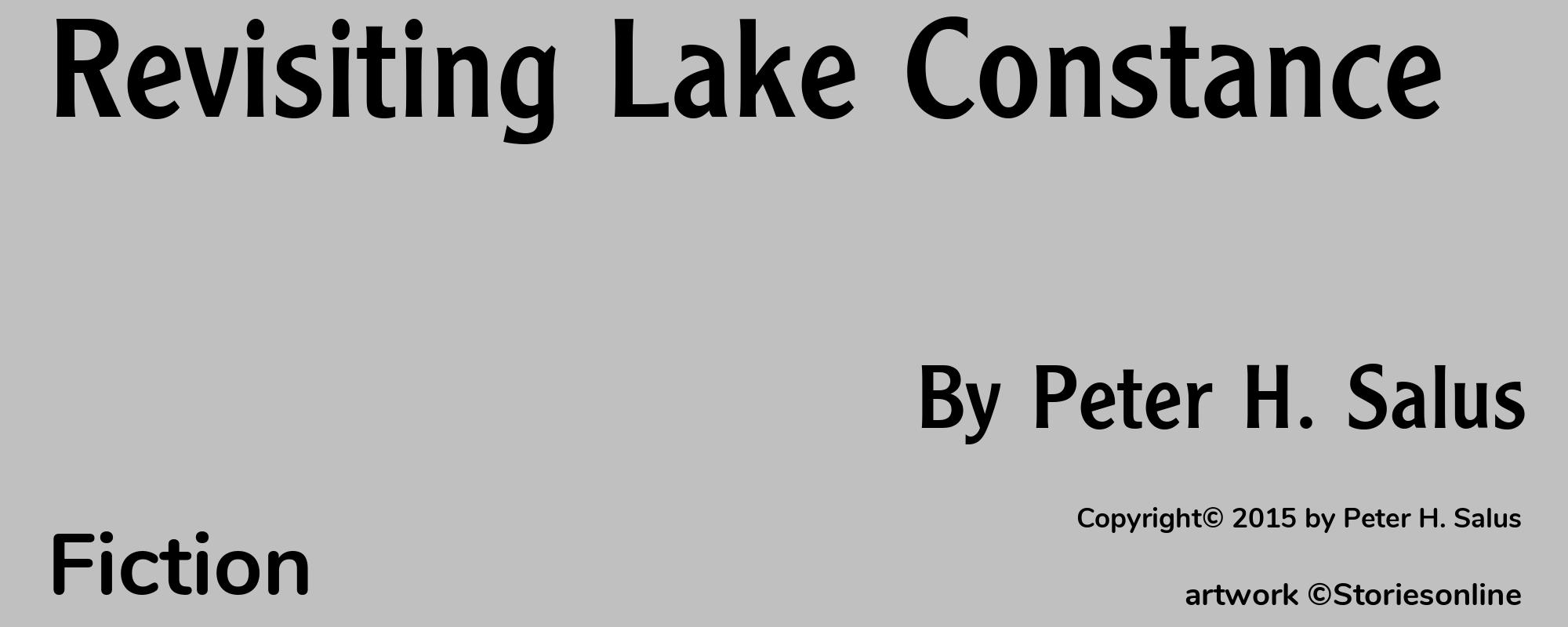 Revisiting Lake Constance - Cover