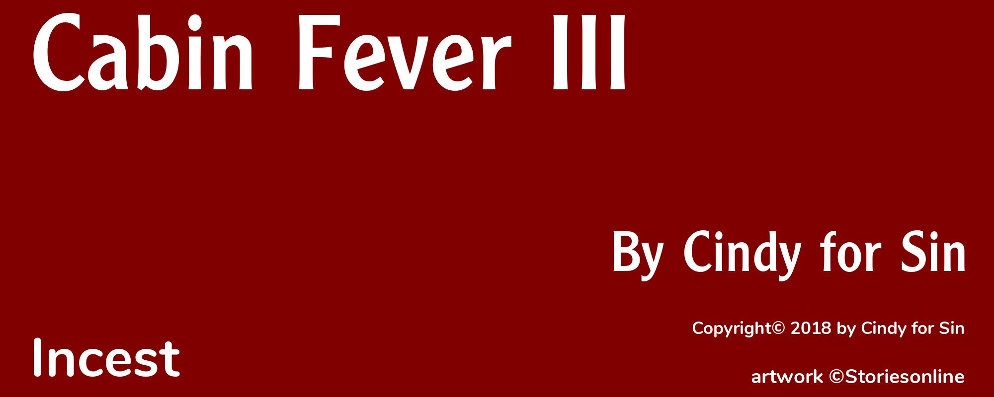 Cabin Fever III - Cover