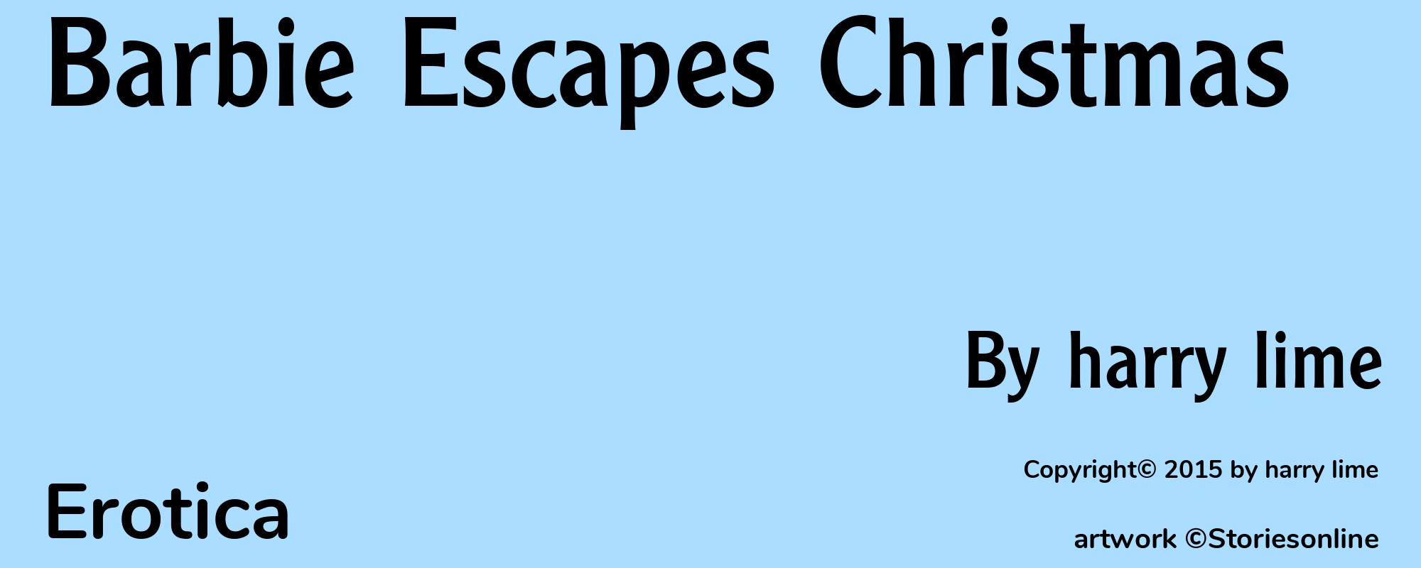 Barbie Escapes Christmas - Cover