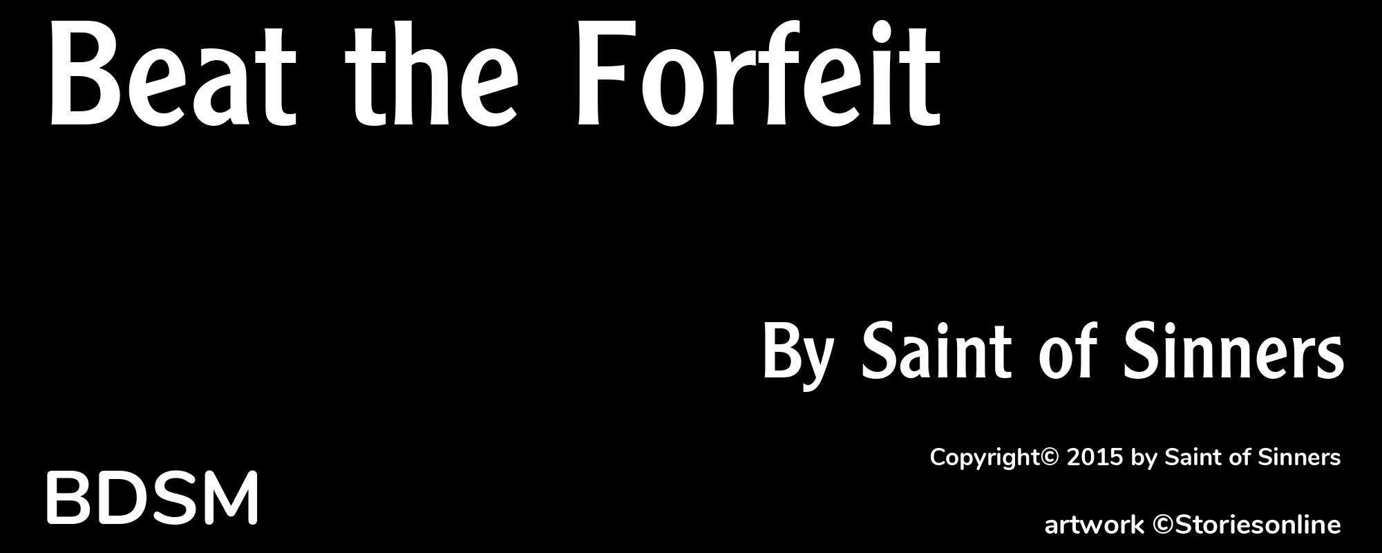 Beat the Forfeit - Cover