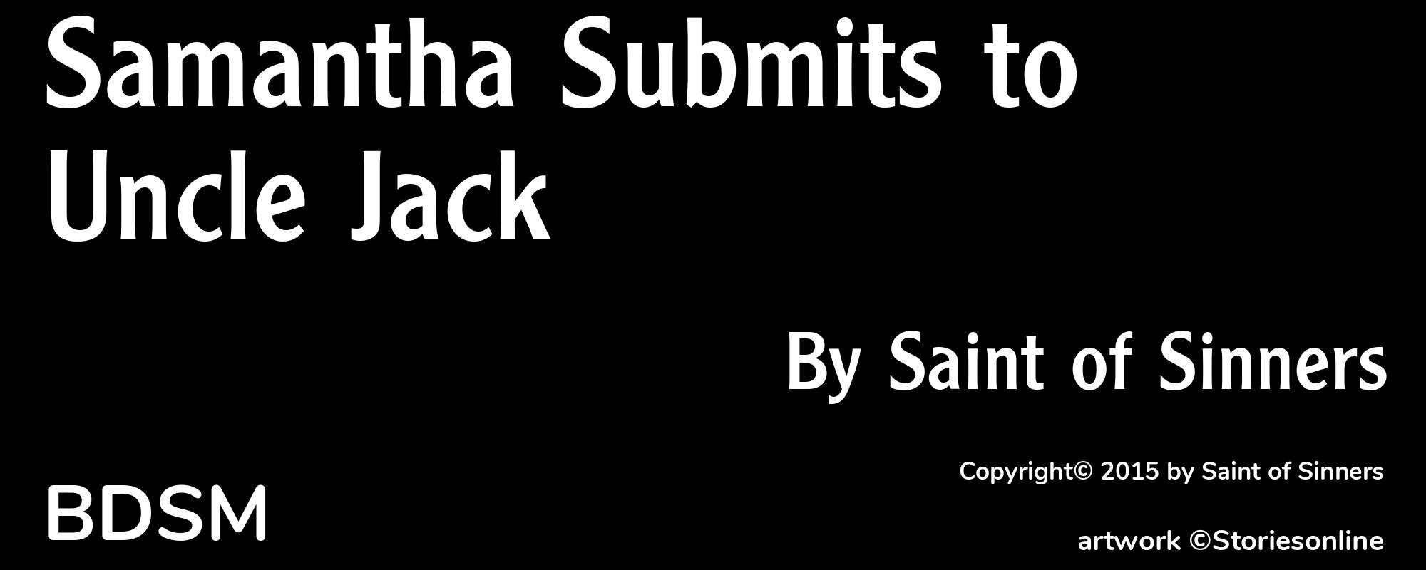 Samantha Submits to Uncle Jack - Cover