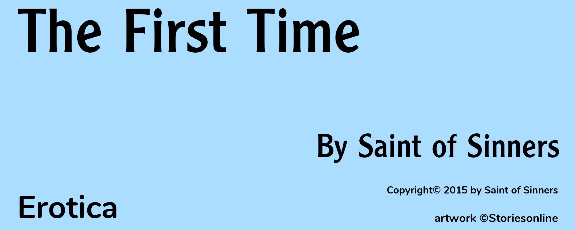 The First Time - Cover