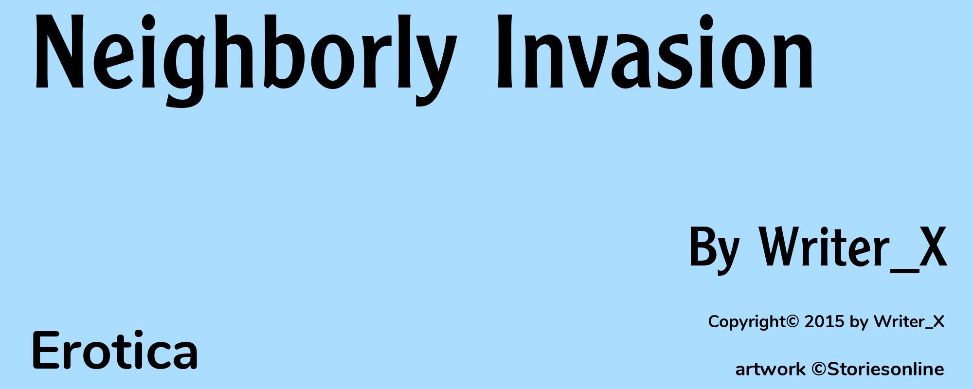 Neighborly Invasion - Cover