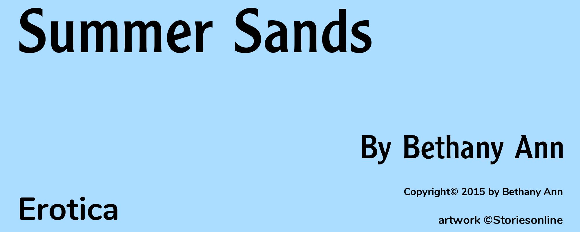 Summer Sands - Cover