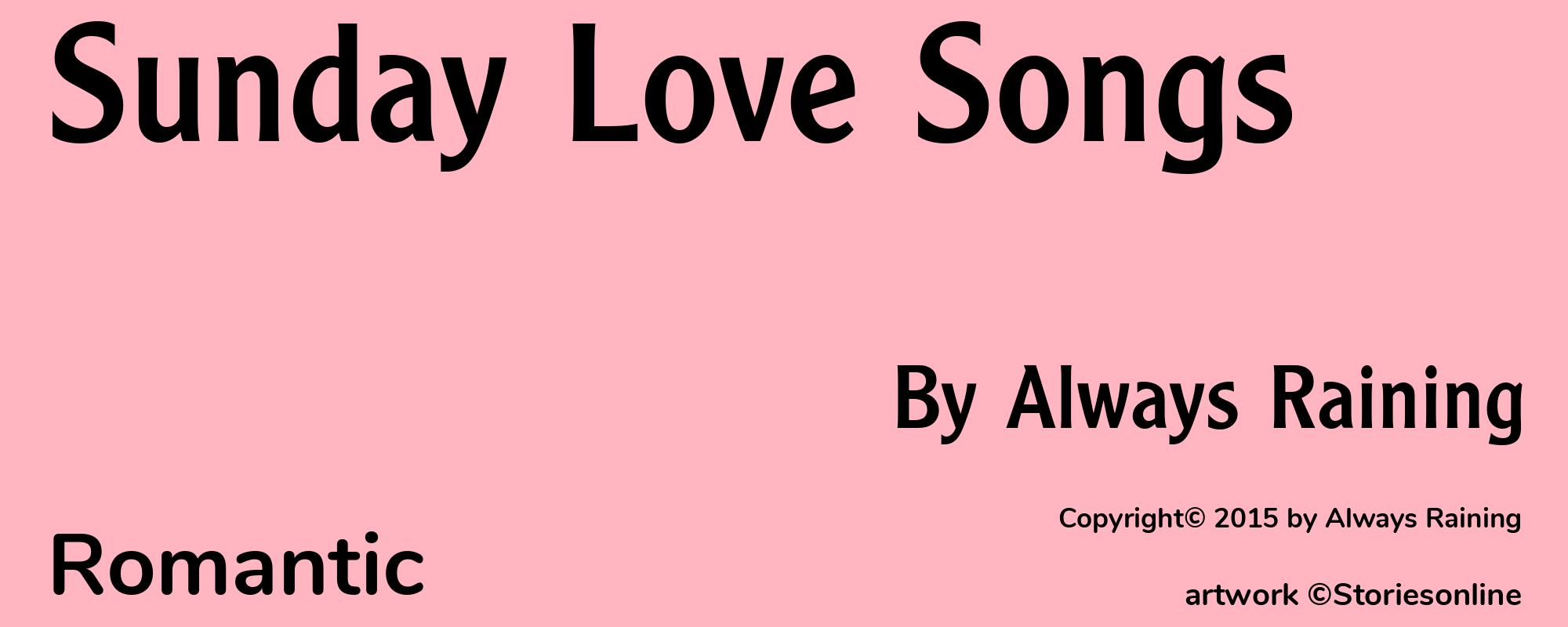 Sunday Love Songs - Cover