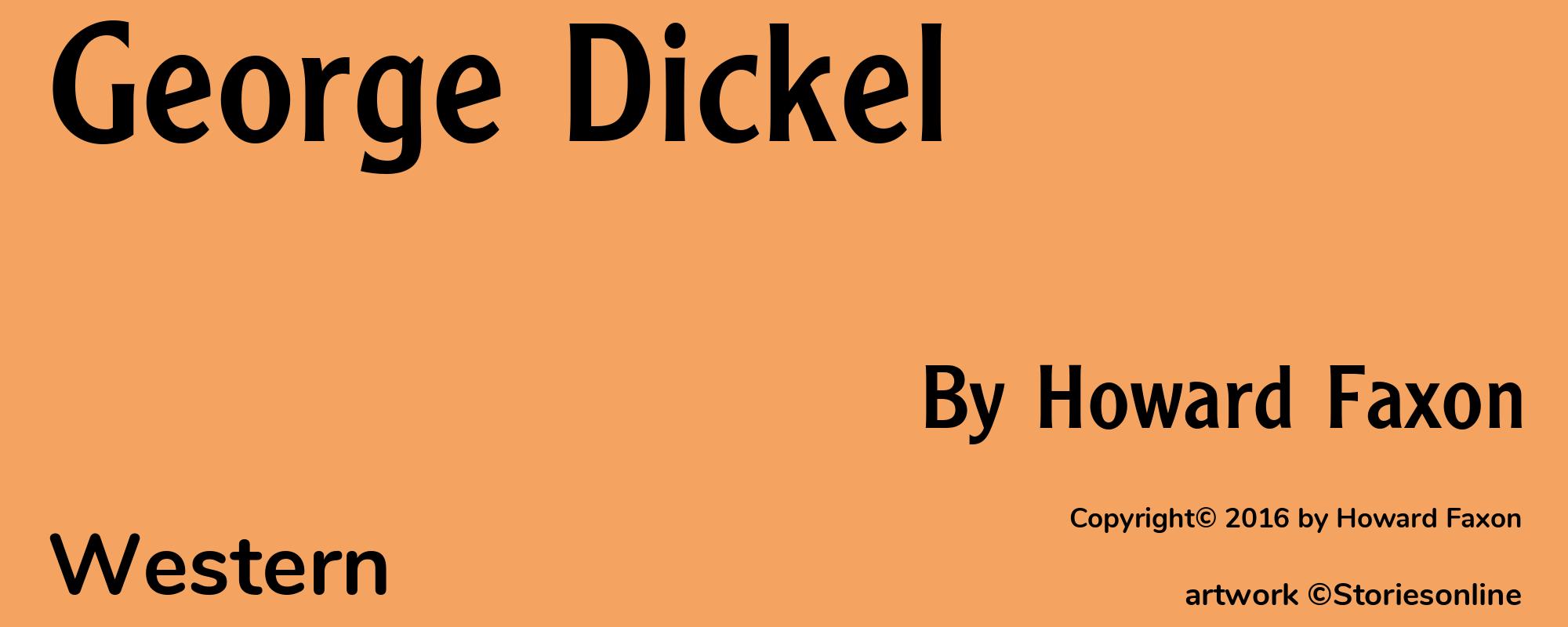 George Dickel - Cover