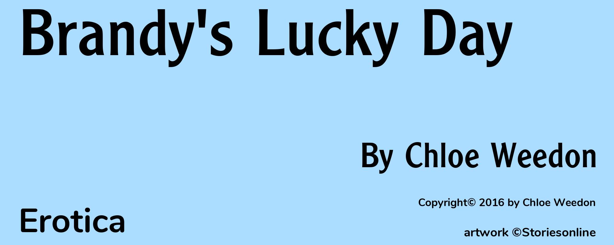 Brandy's Lucky Day - Cover