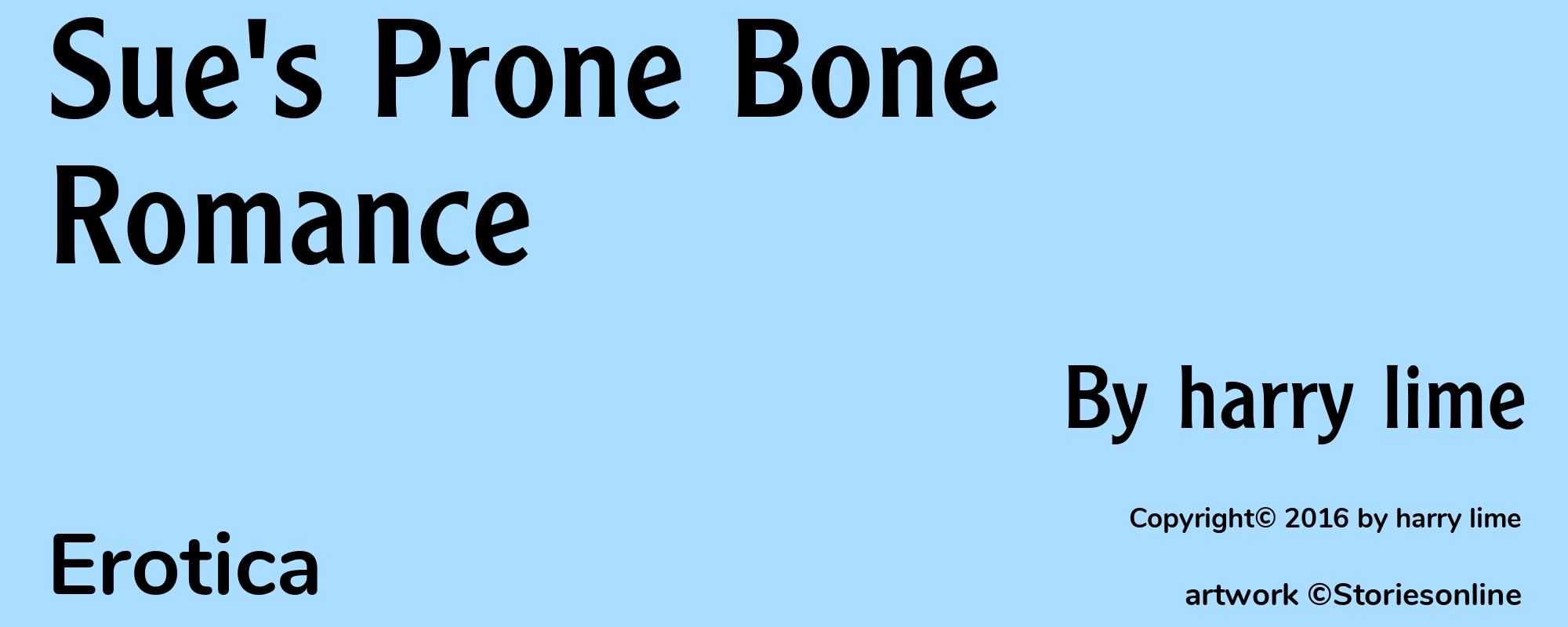 Sue's Prone Bone Romance - Cover