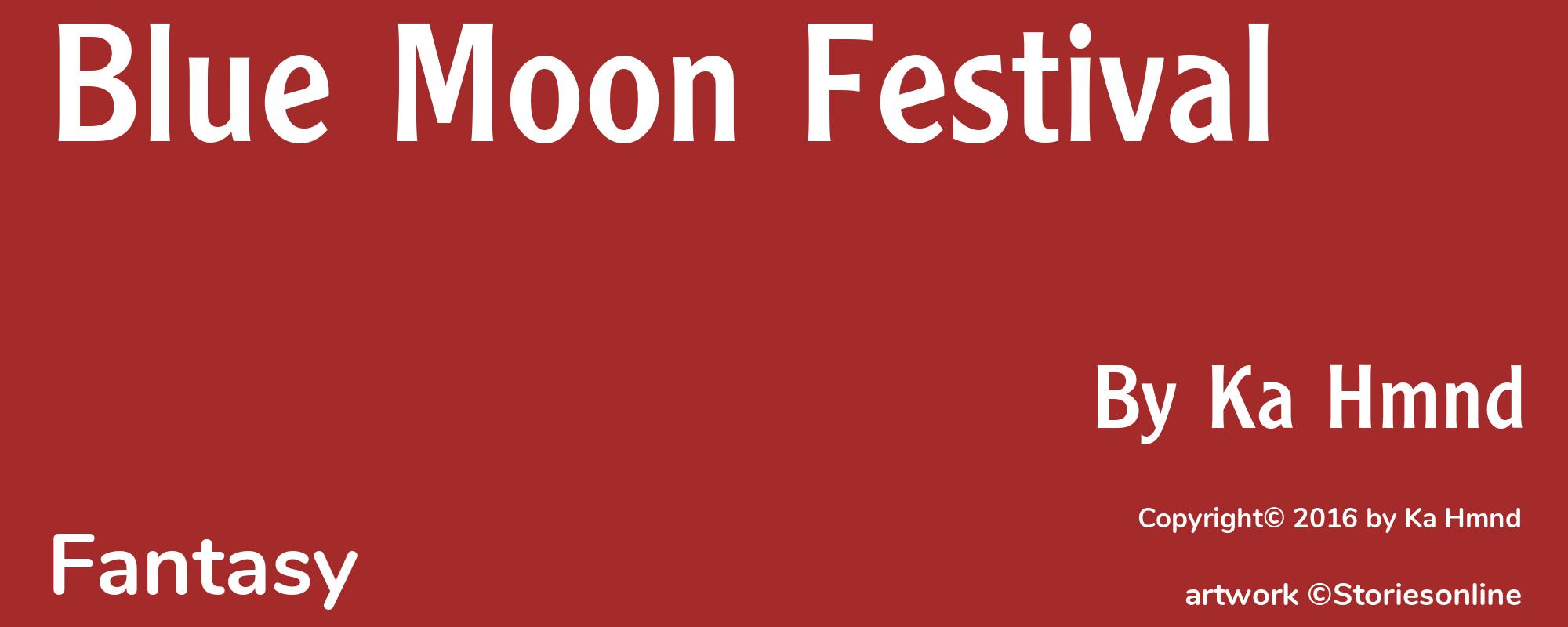 Blue Moon Festival - Cover