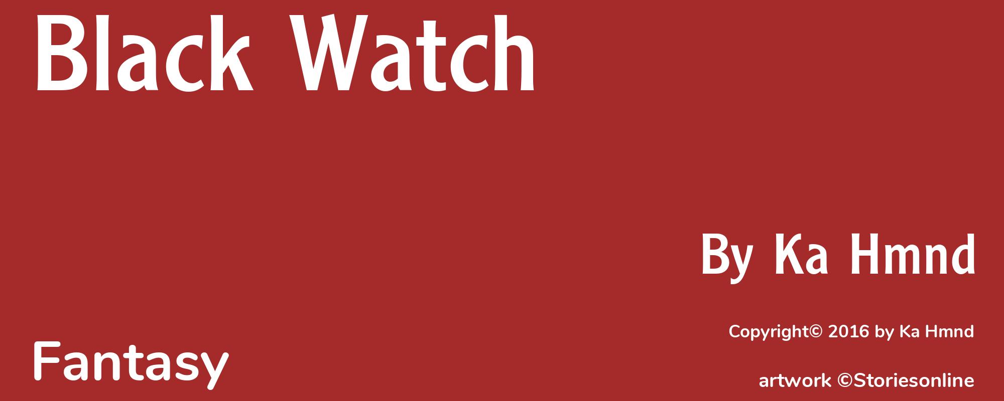 Black Watch - Cover