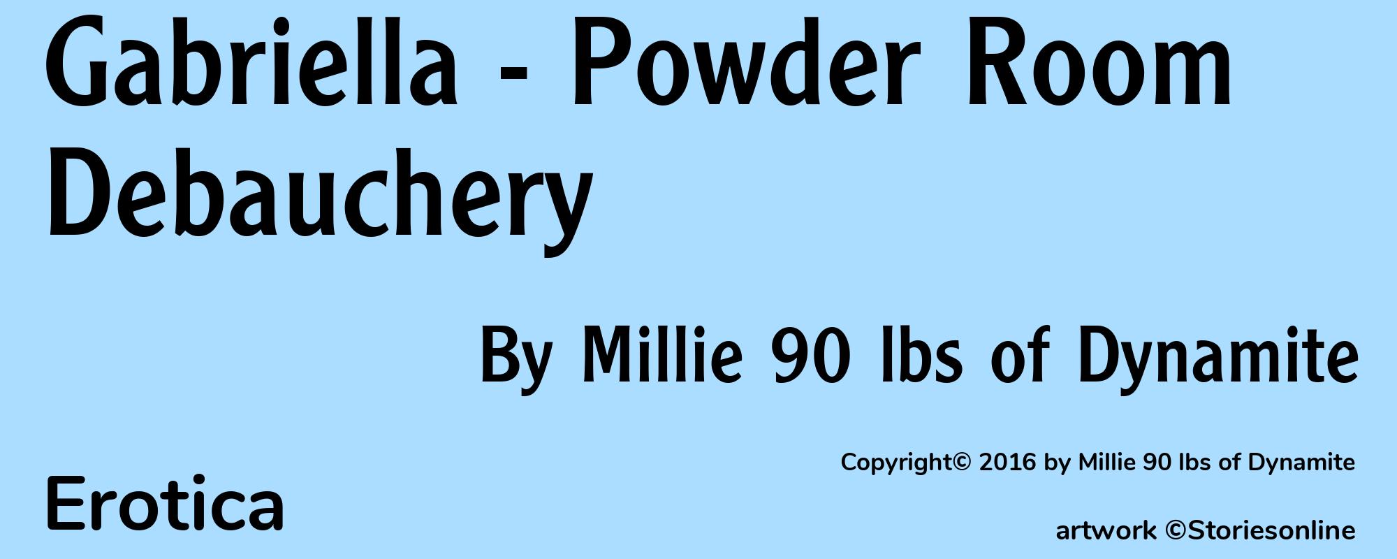 Gabriella - Powder Room Debauchery - Cover