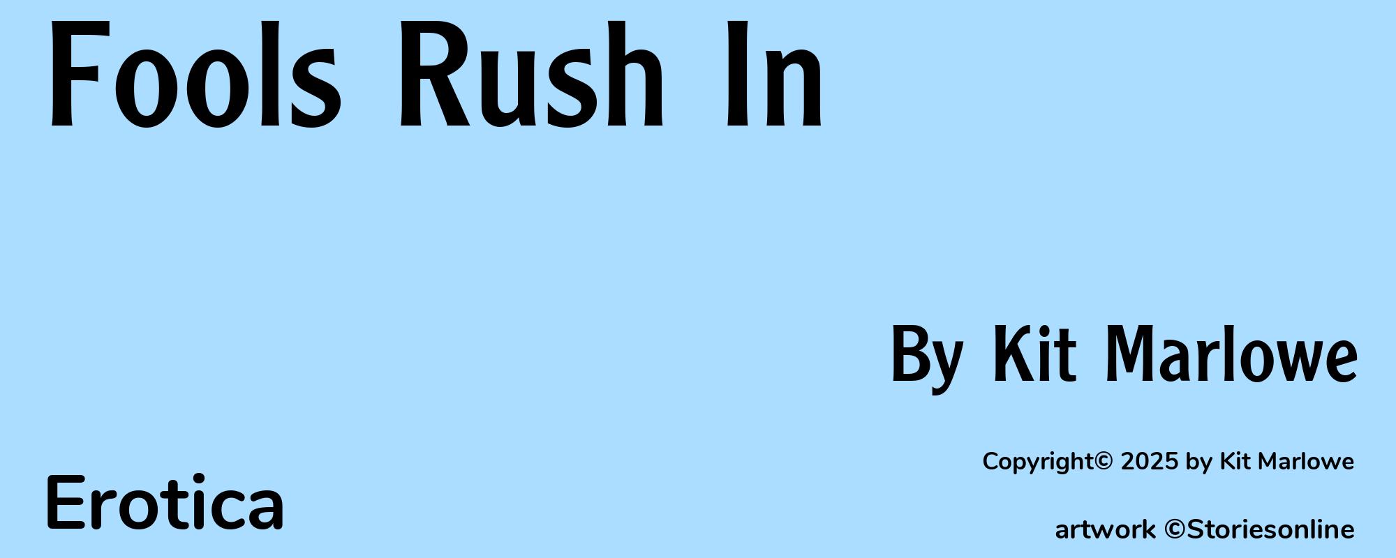 Fools Rush In - Cover