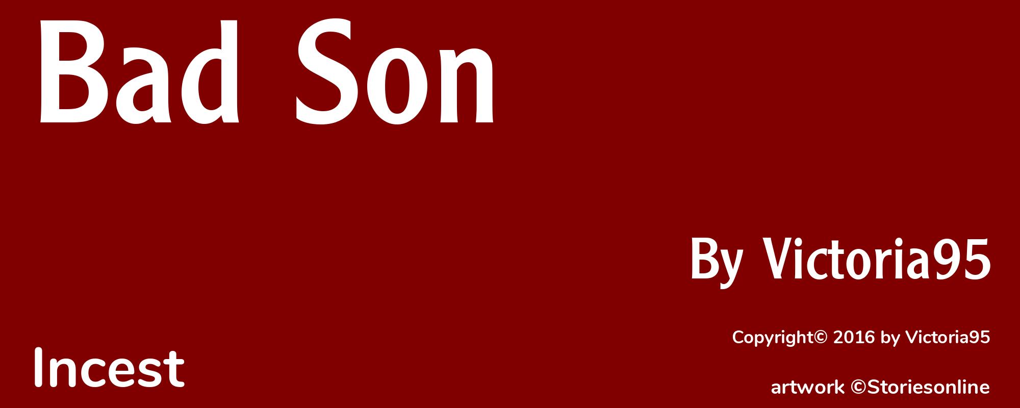 Bad Son - Cover