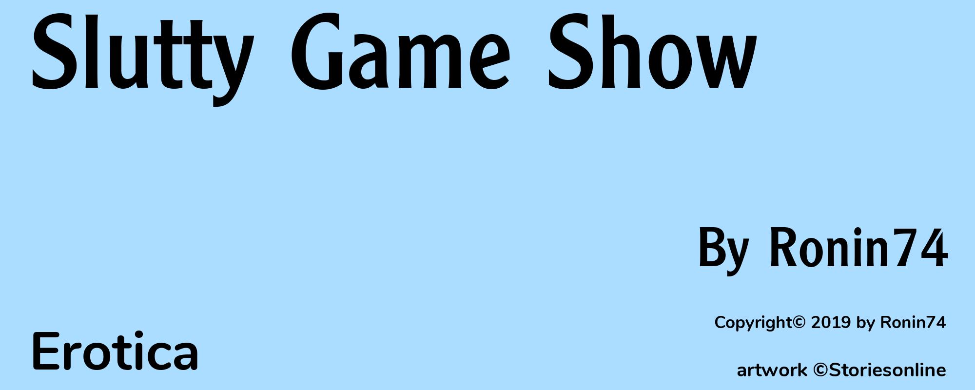 Slutty Game Show - Cover