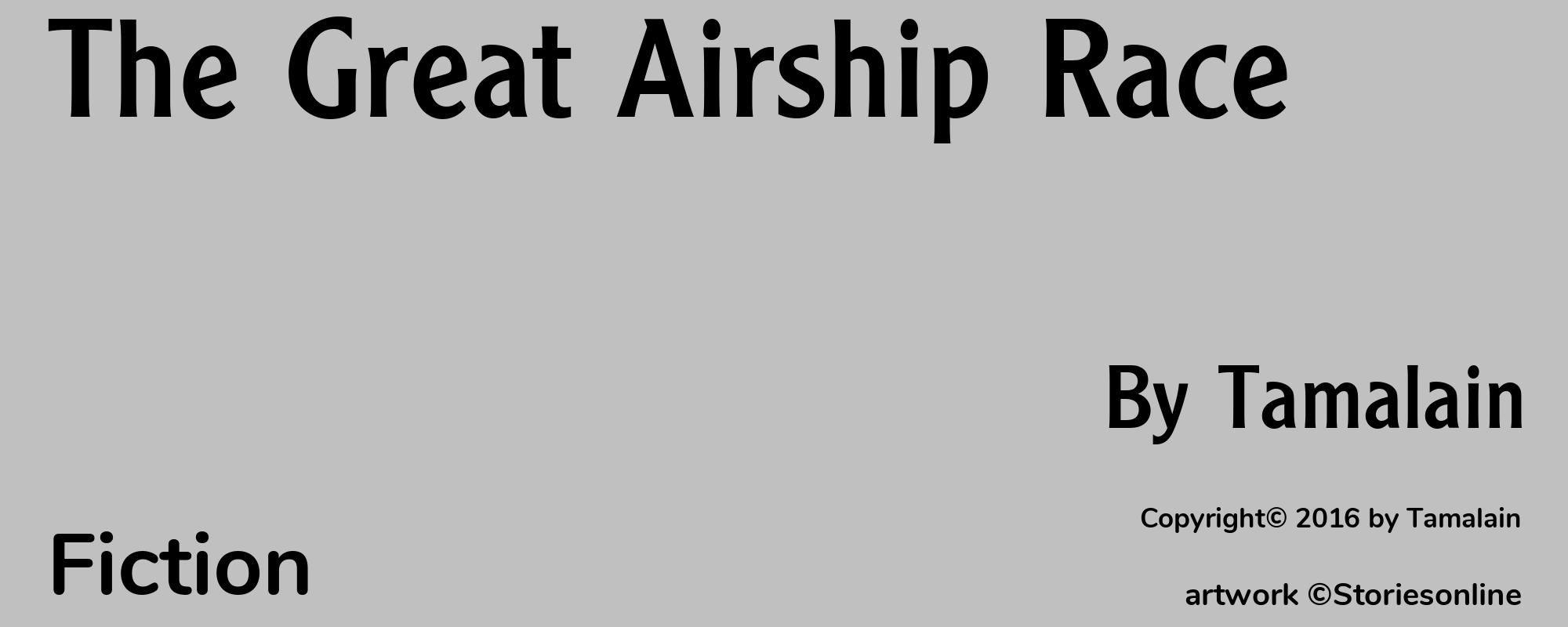 The Great Airship Race - Cover