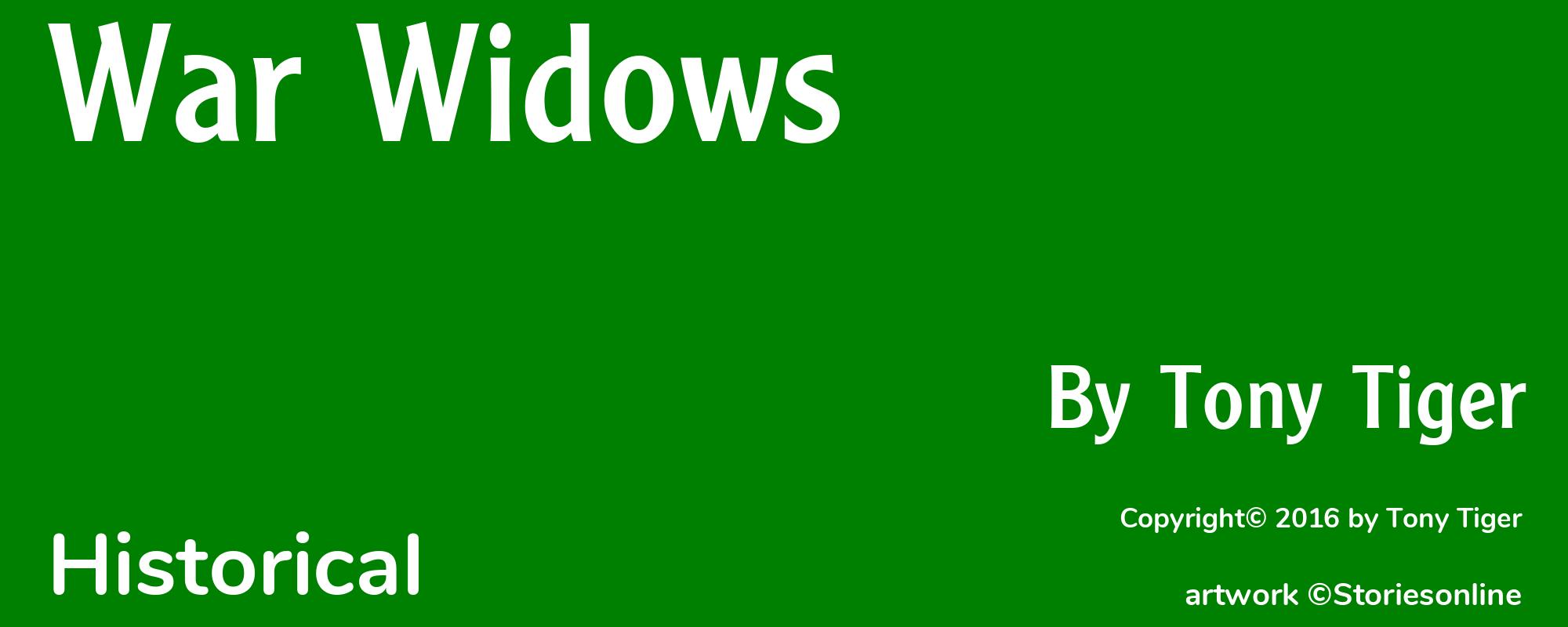 War Widows - Cover