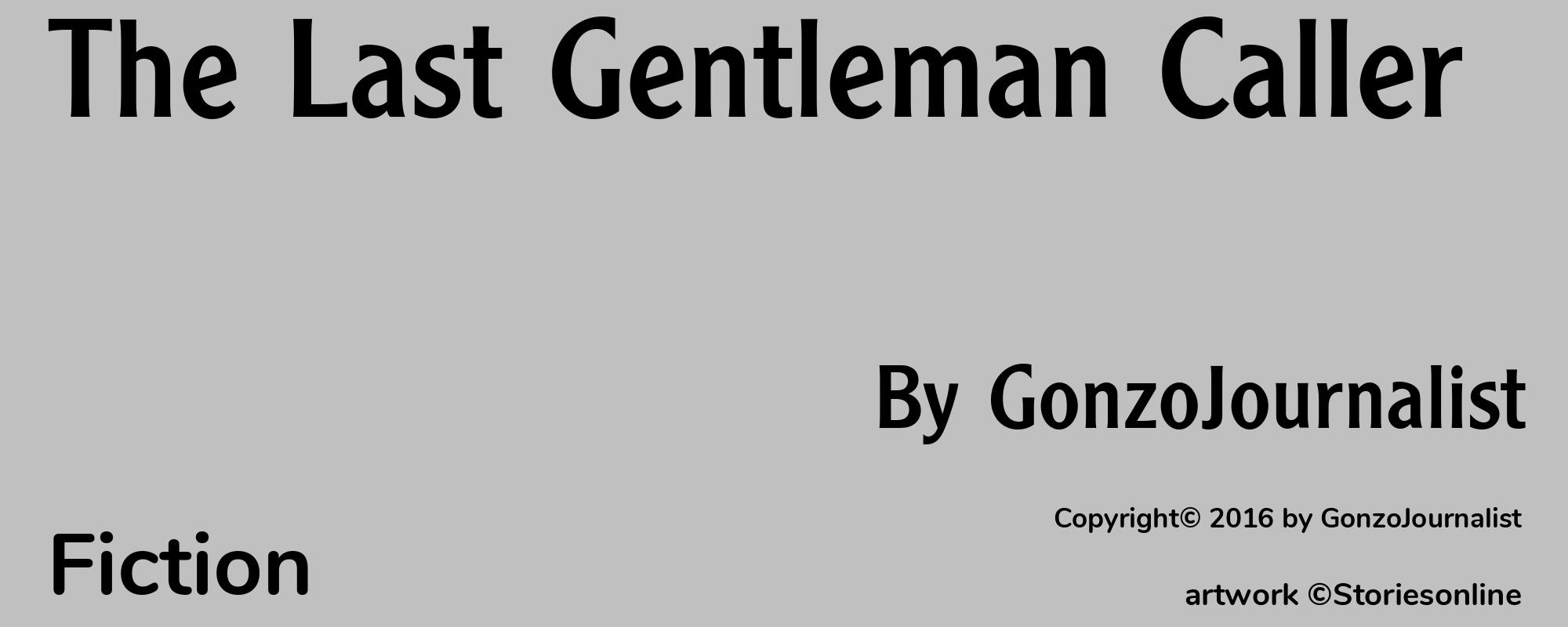The Last Gentleman Caller - Cover