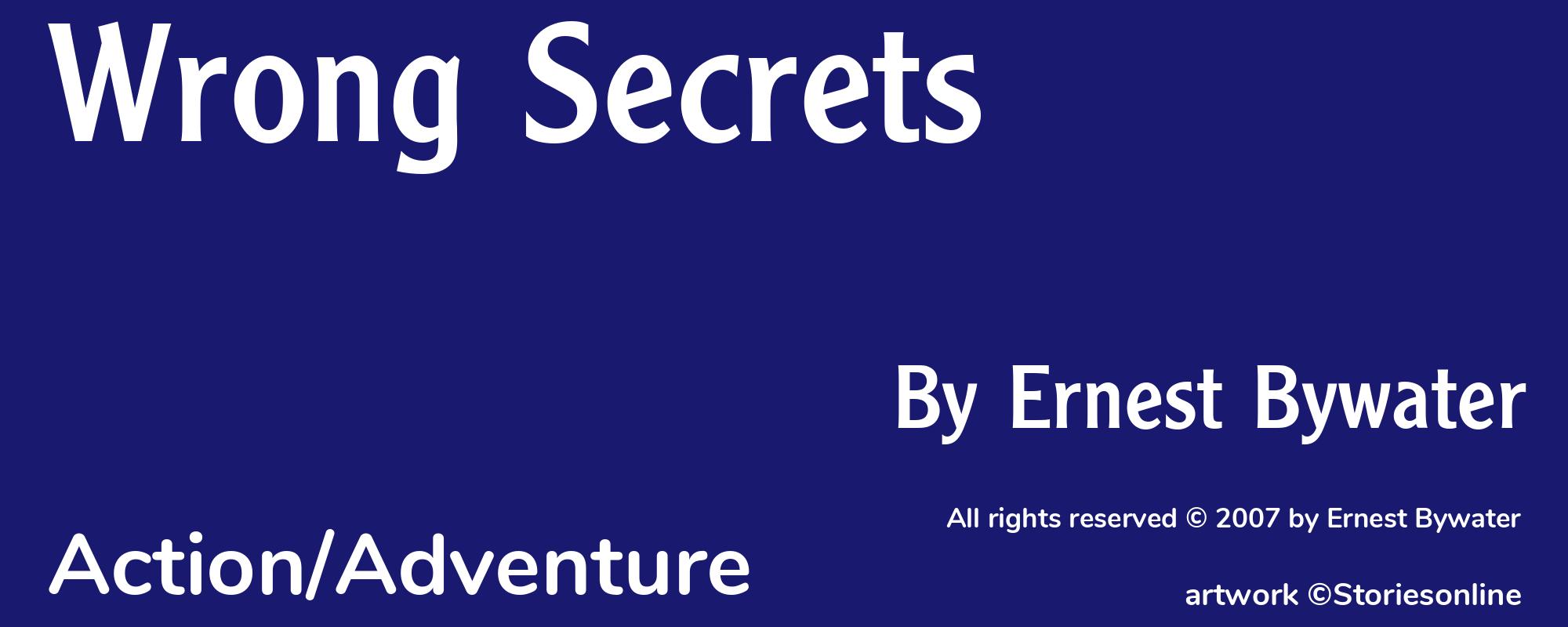 Wrong Secrets - Cover