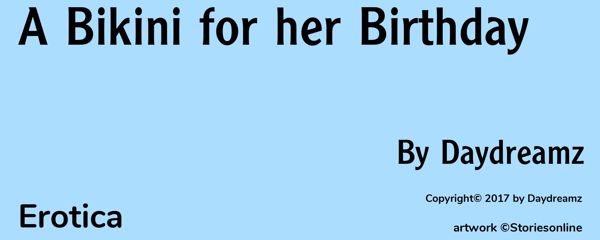 A Bikini for her Birthday - Cover