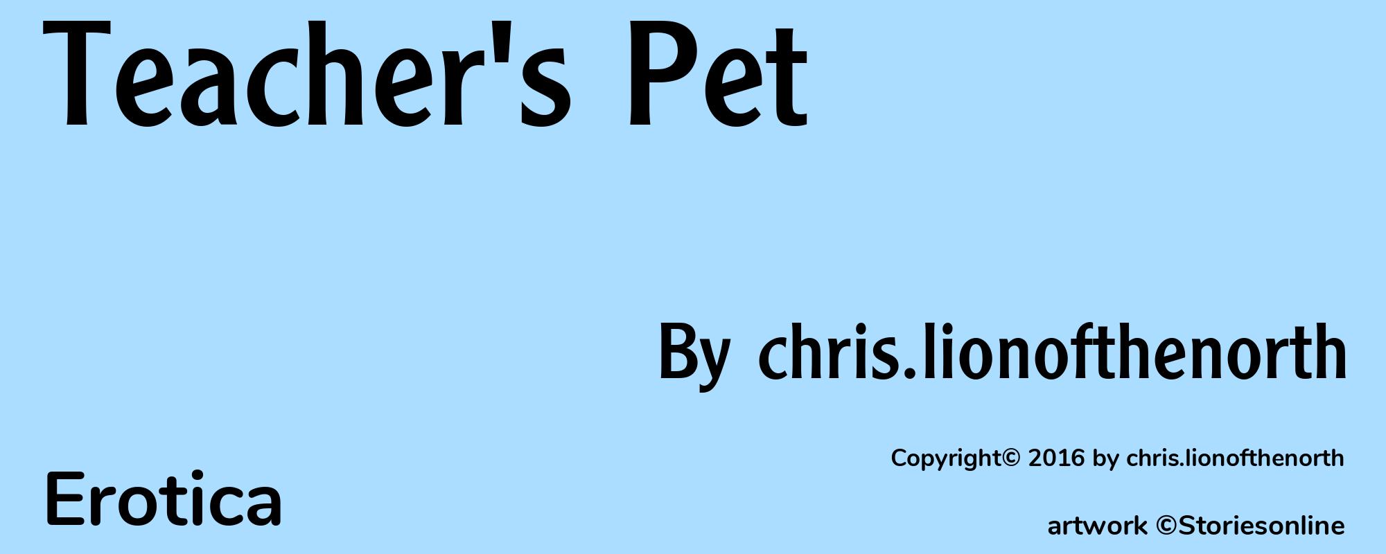 Teacher's Pet - Cover