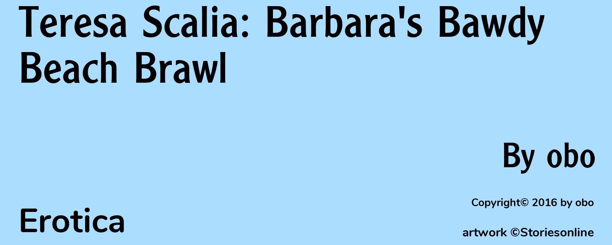 Teresa Scalia: Barbara's Bawdy Beach Brawl - Cover
