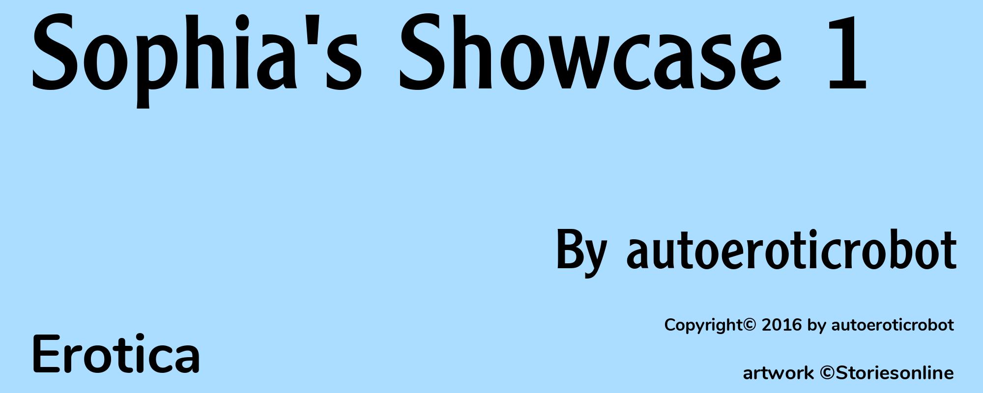 Sophia's Showcase 1 - Cover