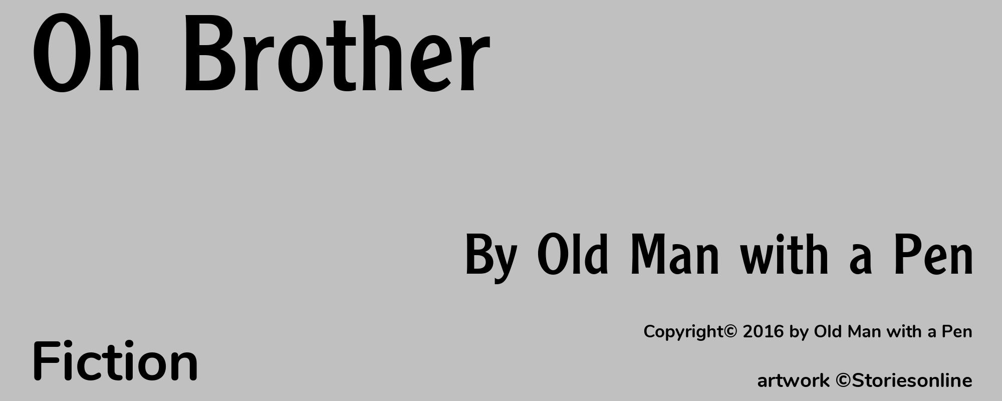 Oh Brother - Cover