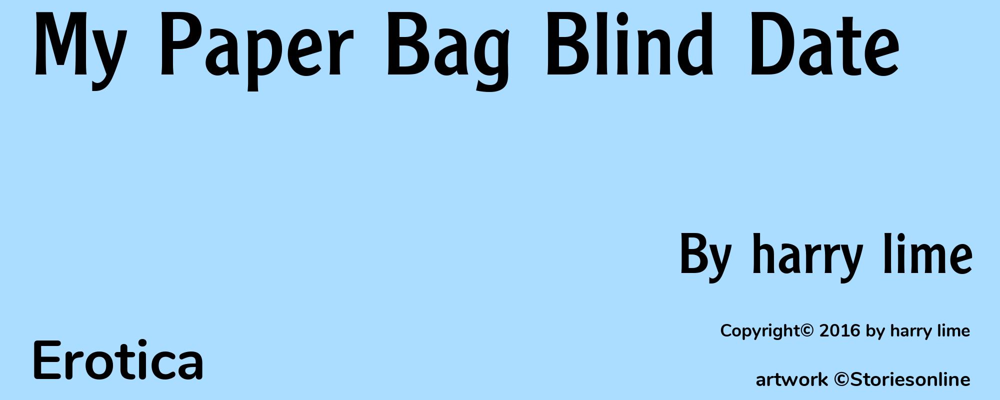 My Paper Bag Blind Date - Cover