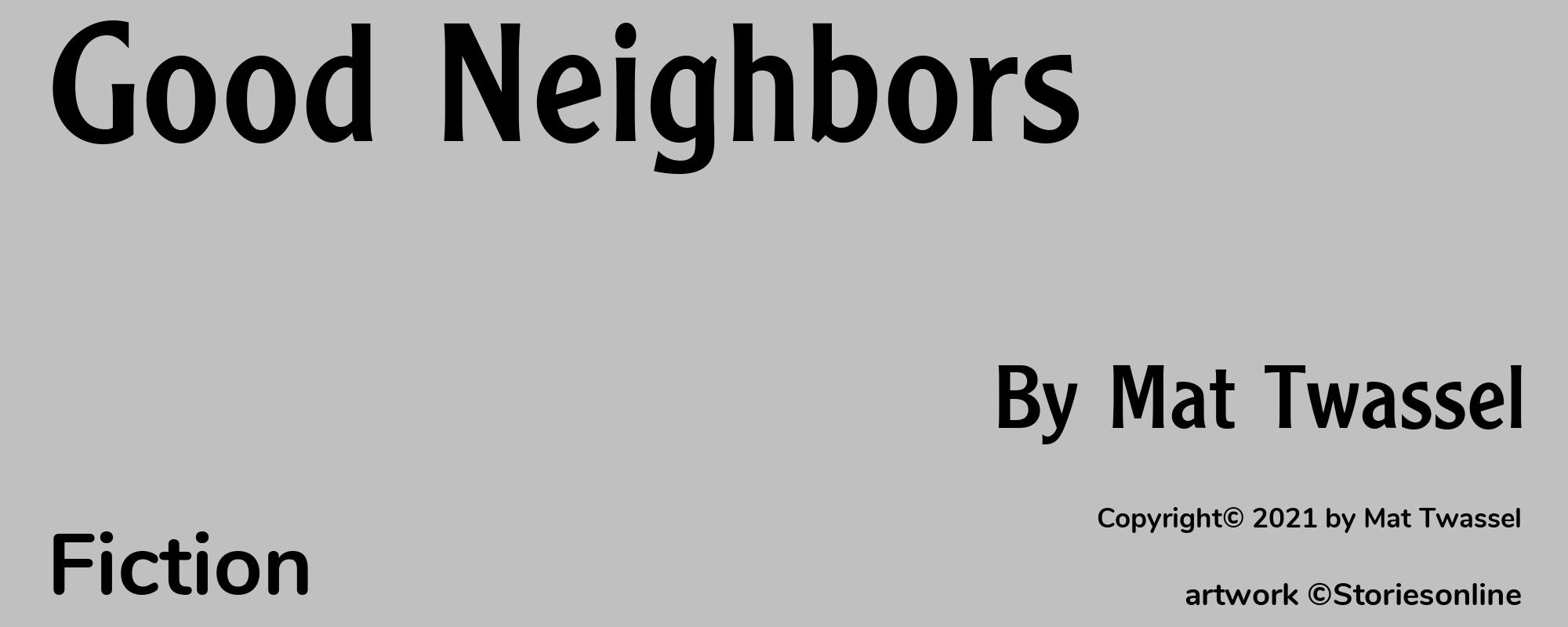 Good Neighbors - Cover