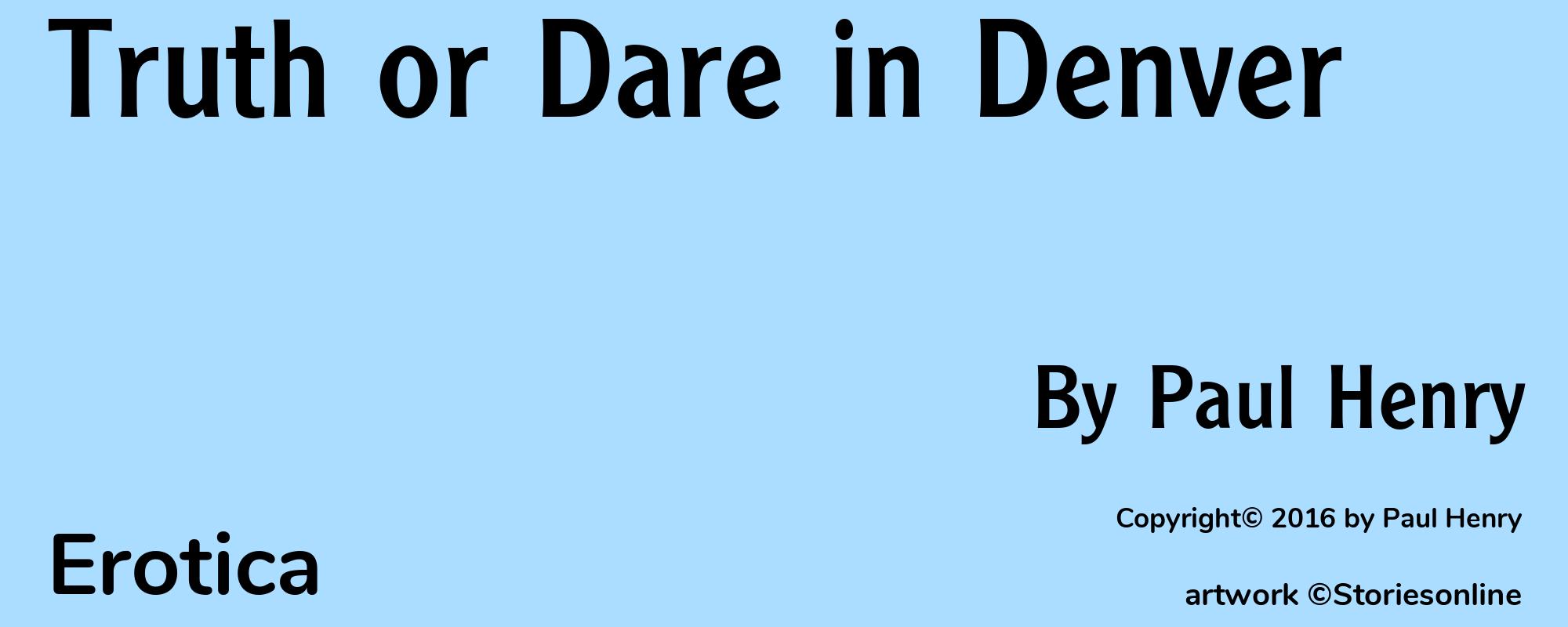 Truth or Dare in Denver - Cover