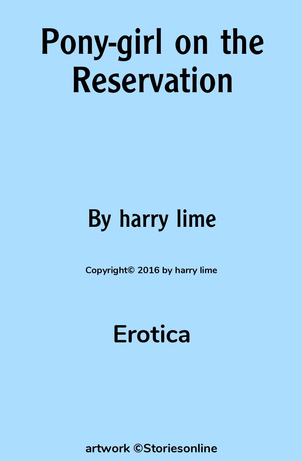 Erotica Sex Story: Pony-girl on the Reservation: Chapter 1 by harry lime