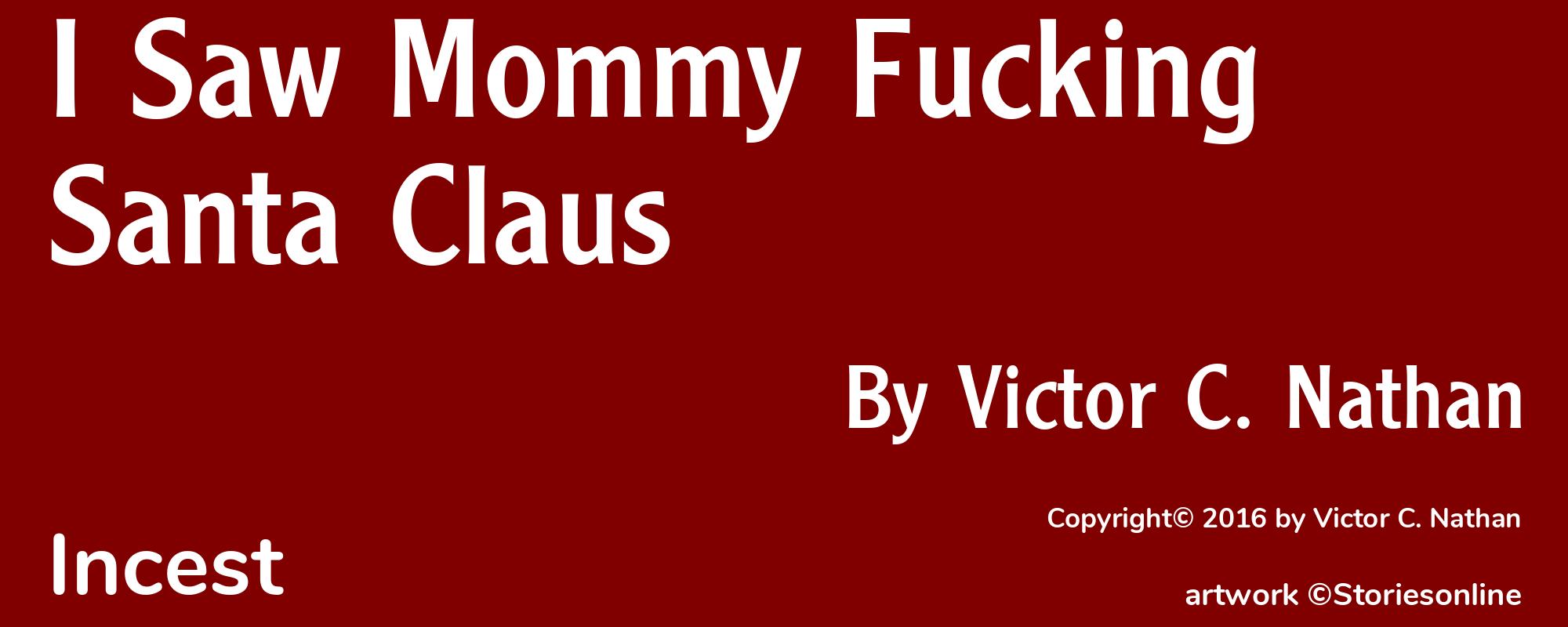 I Saw Mommy Fucking Santa Claus - Cover