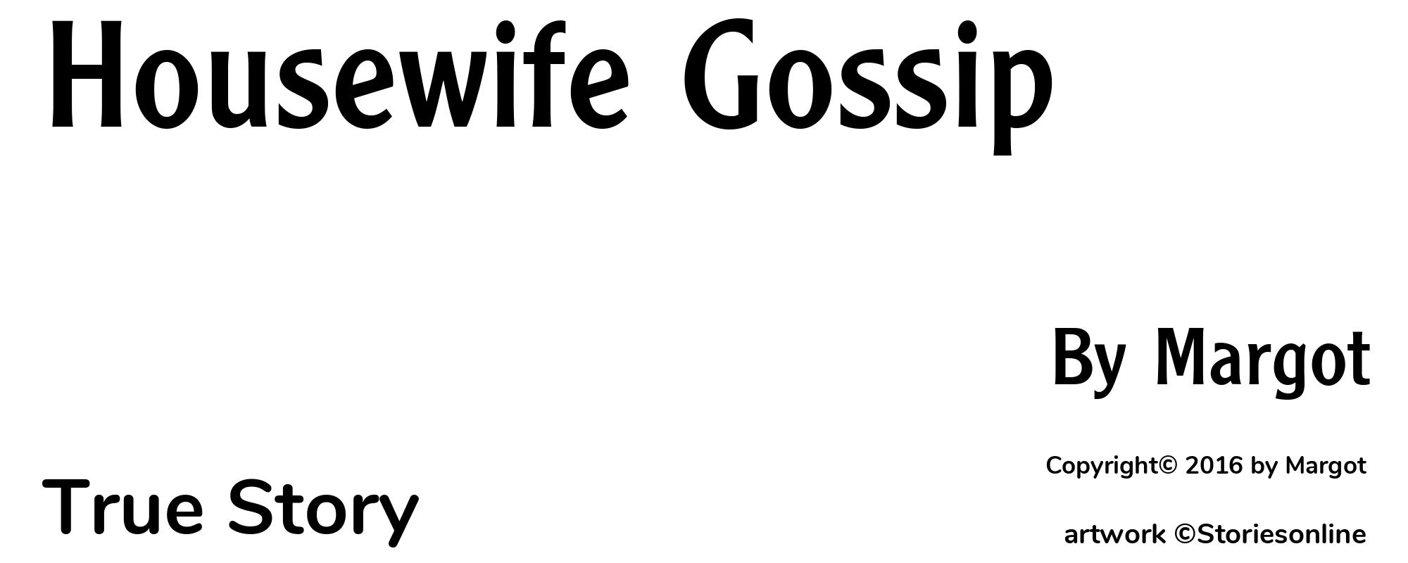 Housewife Gossip - Cover